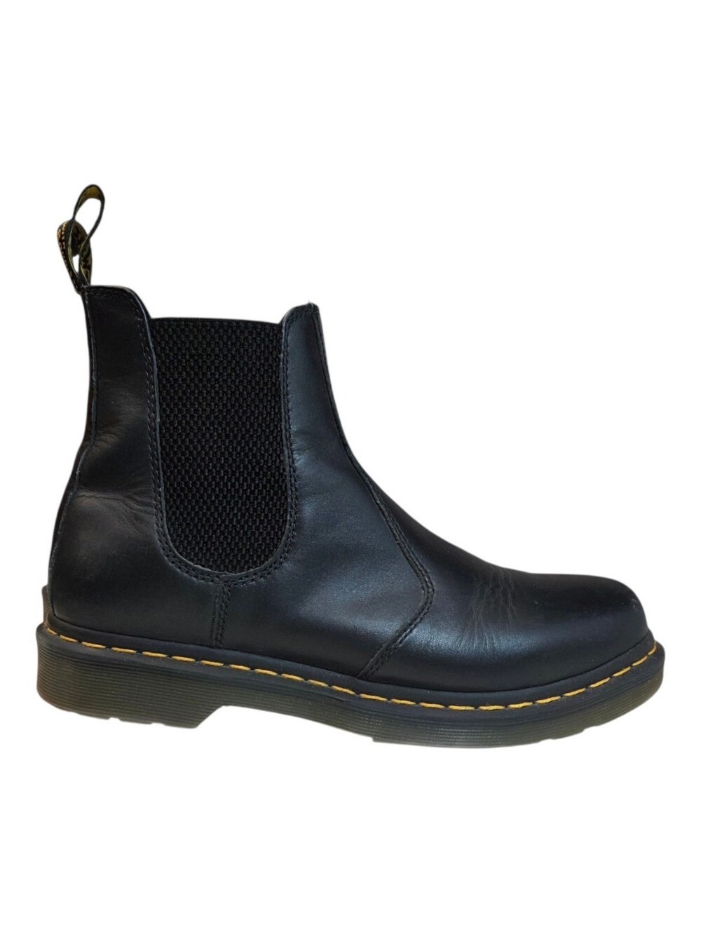 Dr Martens Chelsea Black Leather Boots Women Sz 10 2976 Slip Resistant